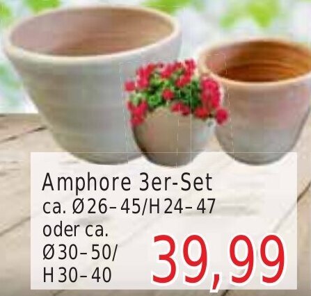 Wiglo Wunderland Amphore 3er-Set Angebot