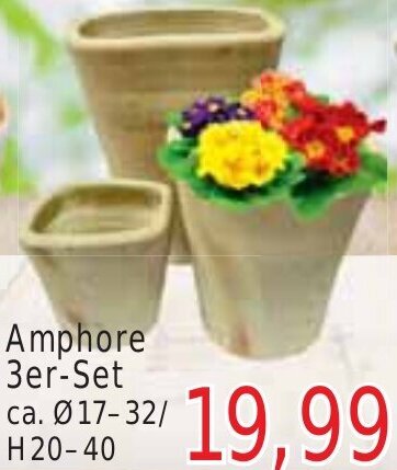 Wiglo Wunderland Amphore 3er-Set Angebot