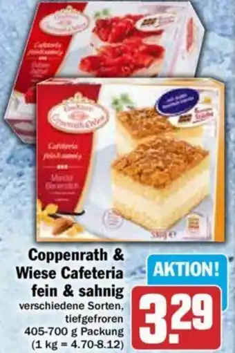 Hit Coppenrath & Wiese Cafeteria fein & sahnig 405-700 g Packung Angebot