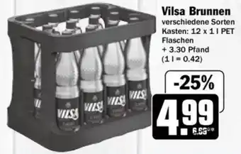 Hit Vilsa Brunnen 12x1 L PET Flaschen Angebot