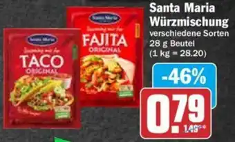 Hit Santa Maria Würzmischung 28 g Beutel Angebot