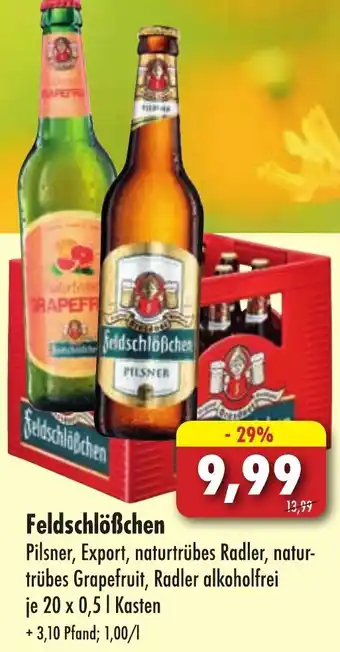 Lösch Depot Feldschlößchen 20x0,5 L Kasten Angebot