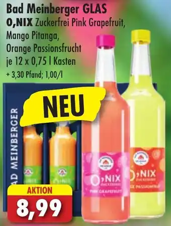 Lösch Depot Bad Meinberger GLAS O,NIX 12 x 0,75 L Kasten Angebot