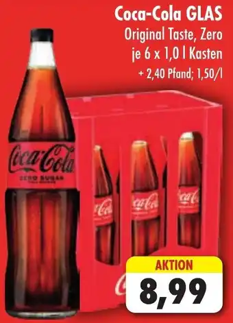 Lösch Depot Coca-Cola GLAS 6x1,0 L Kasten Angebot