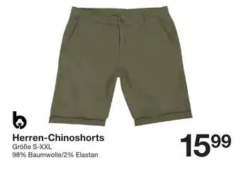 Zeeman Herren-Chinoshorts Größe S-XXL Angebot