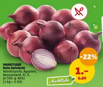 PENNY MARKTLIEBE Rote Zwiebeln 500-g-Netz Angebot