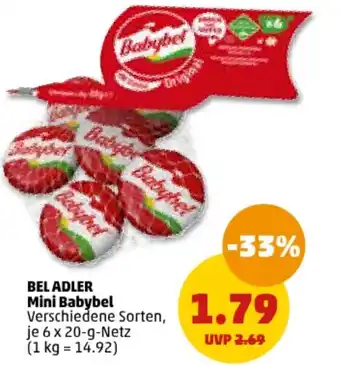 PENNY Baby Babybet Mini Babybel 6 x 20 g Netz Angebot