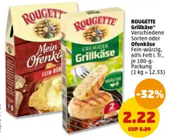 PENNY ROUGETTE Grillkäse* 180-g-Packung Angebot