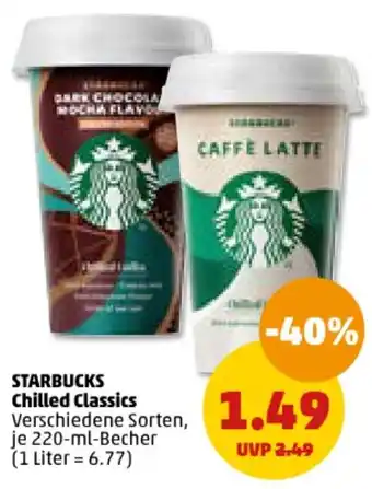 PENNY STARBUCKS Chilled Classics je 220-ml-Becher Angebot