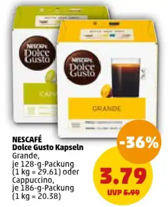 PENNY NESCAFÉ Dolce Gusto Kapseln je 128-g-Packung Angebot