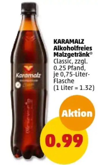 PENNY KARAMALZ Alkoholfreies Malzgetränk* je 0,75-Liter-Flasche Angebot