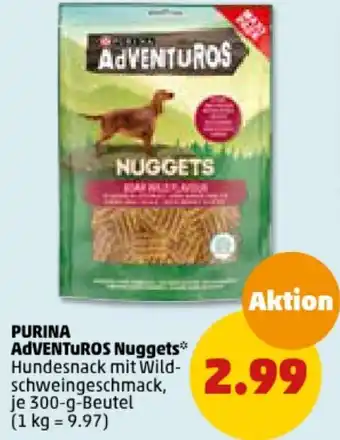 PENNY PURINA ADVENTUROS Nuggets* je 300-g-Beutel Angebot