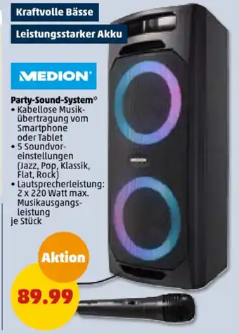 PENNY MEDION Party-Sound-System* Angebot