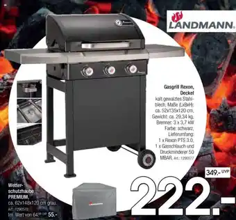 Zurbrüggen LANDMANN® Gasgrill Rexon, Deckel Angebot