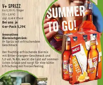 Markgrafen V+ SPRIZZ 6 x 0,33l Fl.-Träger Angebot