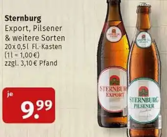 Markgrafen Sternburg Export, Pilsener 20x0,5 L Angebot