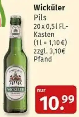 Markgrafen Wicküler Pils 20 x 0,5 l Fl.-Kasten Angebot
