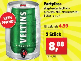 Thomas Philipps VELTINS Partyfass 5 Liter Angebot