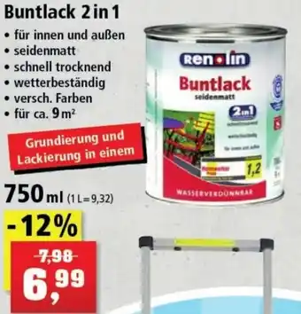 Thomas Philipps Renolin Buntlack 2 in 1, 750 ml Angebot