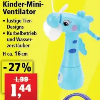 Thomas Philipps Kinder-Mini-Ventilator Angebot