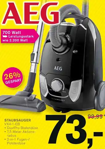 KODi AEG STAUBSAUGER VX4-1-EB Angebot