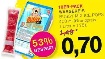 KODi 10ER-PACK WASSEREIS BUSSY MIX ICE POPS 400 ml Angebot