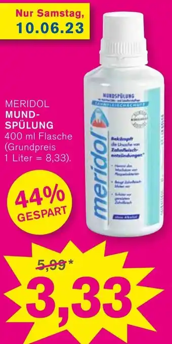 KODi MERIDOL MUNDSPÜLUNG 400 ml Flasche Angebot