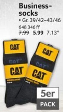 Selgros CAT Business-socks 5er Pack Angebot