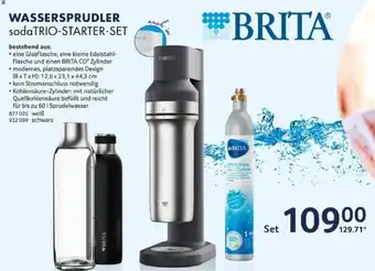 Selgros BRITA WASSERSPRUDLER soda TRIO-STARTER-SET Angebot