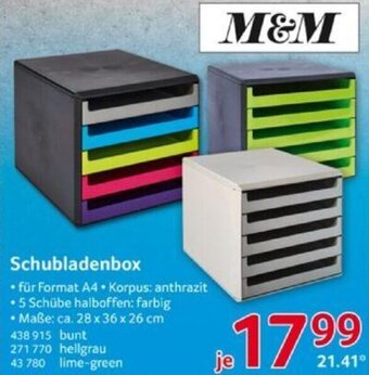 Selgros M&M Schubladenbox Angebot
