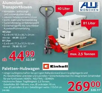 Selgros Einhell Paletten-Hubwagen Angebot