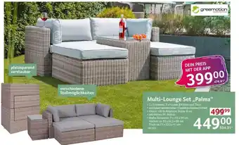 Selgros greemotion Multi-Lounge Set ,,Palma" Angebot