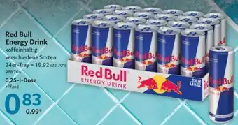 Selgros Red Bull Energy Drink 0,25 L Dose Angebot