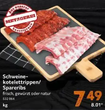 Selgros Schweinekotelettrippen/ Spareribs Angebot