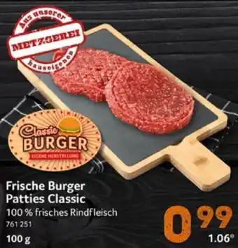 Selgros Frische Burger Patties Classic 100 g Angebot