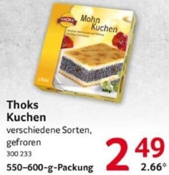 Selgros Thoks Kuchen 550-600-g-Packung Angebot