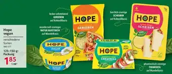 Selgros Hope vegan 125-150-g-Packung Angebot