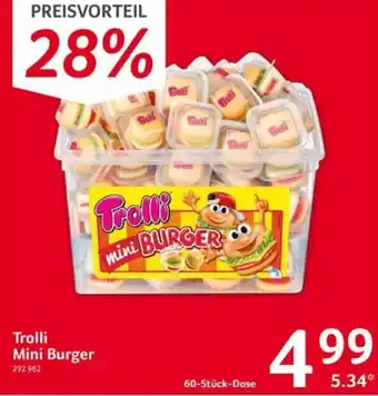 Selgros Trolli Mini Burger 60 Stück Dose Angebot