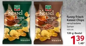 Selgros funny-frisch Kessel Chips 120-g-Beutel Angebot