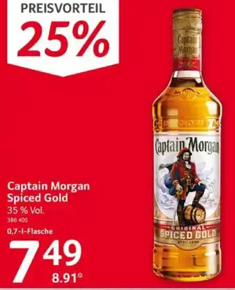 Selgros Captain Morgan Spiced Gold 0,7-L-Flasche Angebot