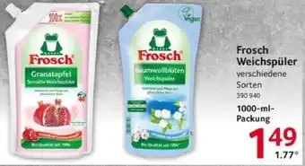 Selgros Frosch Weichspüler 1000 ml Packung Angebot
