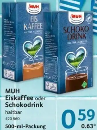 Selgros MUH Eiskaffee oder Schokodrink 500-ml-Packung Angebot