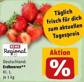 REWE Erdbeeren 1 kg Angebot