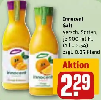 REWE Innocent Saft 900 ml Fl. Angebot