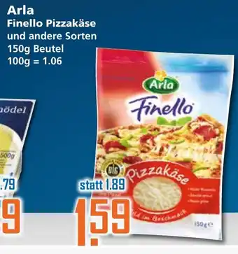 Klaas und Kock Arla Finello Pizzakäse 150g Angebot