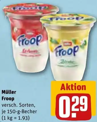 REWE Müller Froop 150-g-Becher Angebot