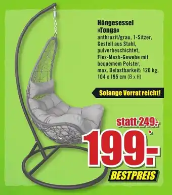 B1 Discount Baumarkt Hängesessel >>Tonga«< Angebot