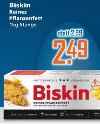 Klaas und Kock Biskin Reines Pflanzenfett 1kg Angebot