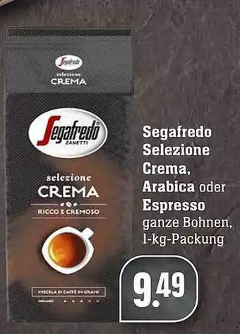 Scheck-in-Center Segafredo Selezione Crema Arabica oder Espresso Angebot