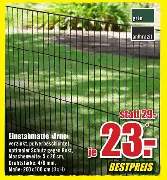 B1 Discount Baumarkt Einstabmatte Arne Angebot